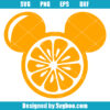 Mickey Mouse Oranges Svg