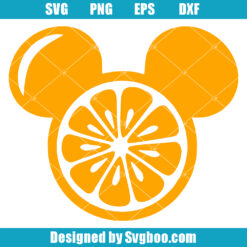 Mickey Mouse Oranges Svg