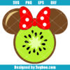 Minnie Mouse Head Kiwi Svg