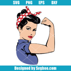 Mom with Bandana Svg