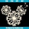 Mouse Head Dandelion Svg