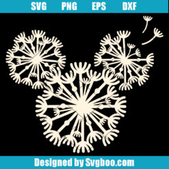 Mouse Head Dandelion Svg