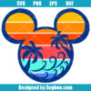 Summer Beach Mouse Head Svg