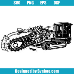 Trencher Truck Svg