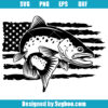 US Trout Fish Svg