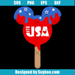 USA Mouse Ice Cream Svg