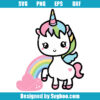 Unicorn Kawaii Svg