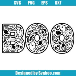 Boo Halloween Svg
