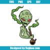 Alien Smoking Weed Svg
