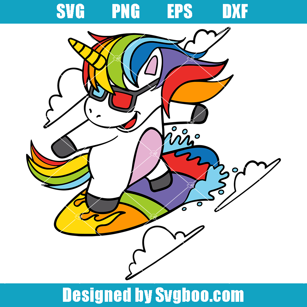 Colorful Unicorn Svg, Motivational Svg, Cute Unicorn Svg