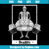 Deadlift Skeleton Svg
