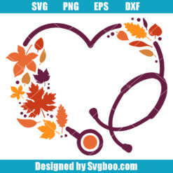 Fall Stethoscope Svg