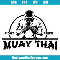 Fight Pride Muay Thai Svg