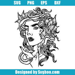 Goddess Medusa Svg