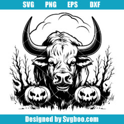 Halloween Buffalo Svg