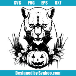 Halloween Cougar Svg