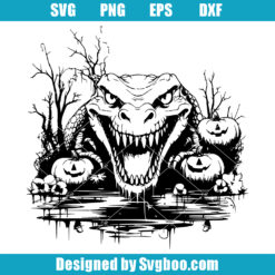 Halloween Crocodile Svg