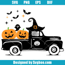 Halloween Truck Svg