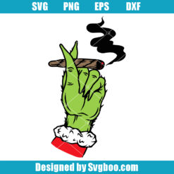 Hands Rolling Cannabis Svg