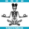 Meditation Skeleton Svg