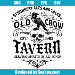 Old Crow Tavern Svg