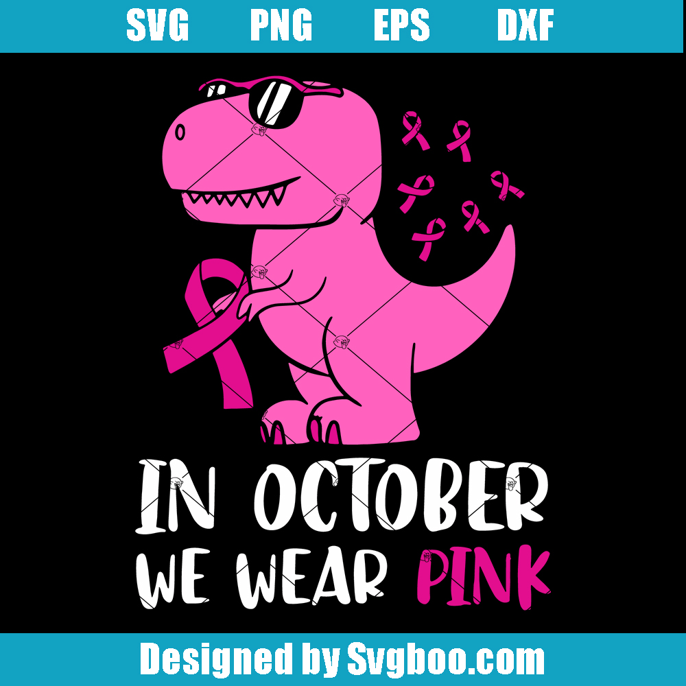 Pink Dinosaur Svg, Cool T Rex Svg, Strong Warrior Svg