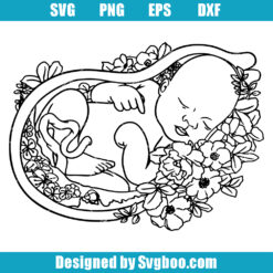 Pregnancy Cute Mom Svg