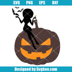 Pumpkin Girl Svg