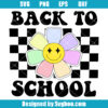 Retro Flower Back To School Svg