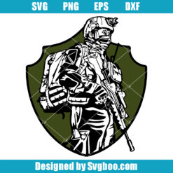 Soldier Mascot Svg