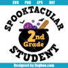 Spooktacular 2nd Grade Student Svg