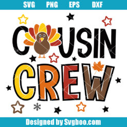 Thanksgiving Cousin Svg