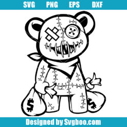Voodoo Teddy Bear Streetwear Svg