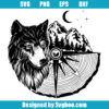 Wolf Compass Svg