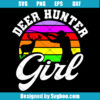 Amazing Deer Hunter Girl Svg