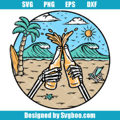 Cheers on the Beach Svg