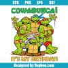 Cowabunga! It's My Birthday Svg