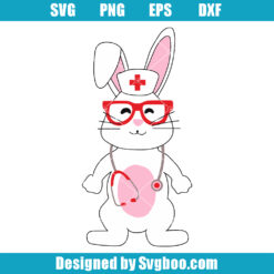 Cute Bunny Nurse Svg