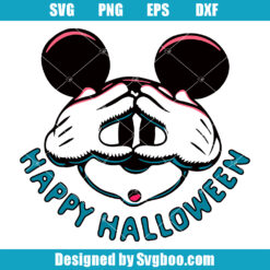 Disney Mickey Mouse Happy Halloween Svg