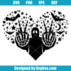 Ghost Heart Svg
