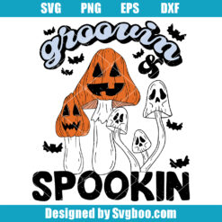 Groovin and Spookin Bats Svg