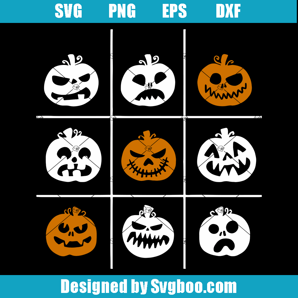 Halloween Pumpkin Face Svg, Halloween Party Svg, Pumpkin Svg