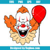Halloween Style Clown Svg