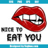 Halloween Vampire Lips Svg