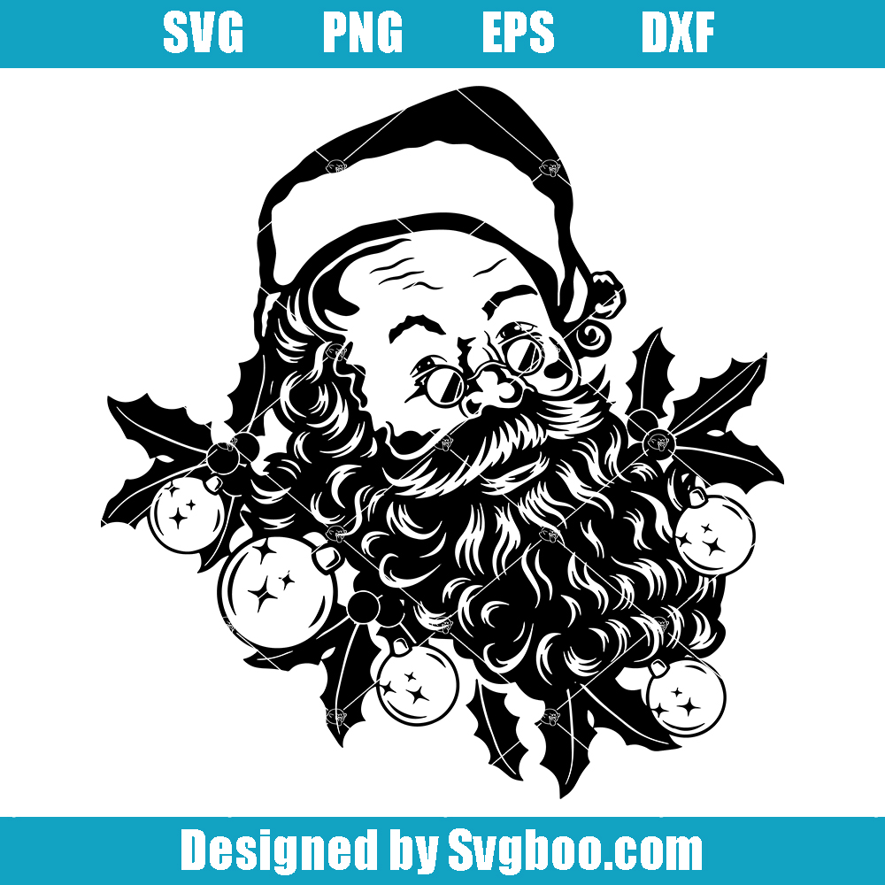 Ho Ho Ho Xmas Balls Svg, Santa Claus Svg, Mistletoe Svg Ho Ho Ho Xmas Balls Svg