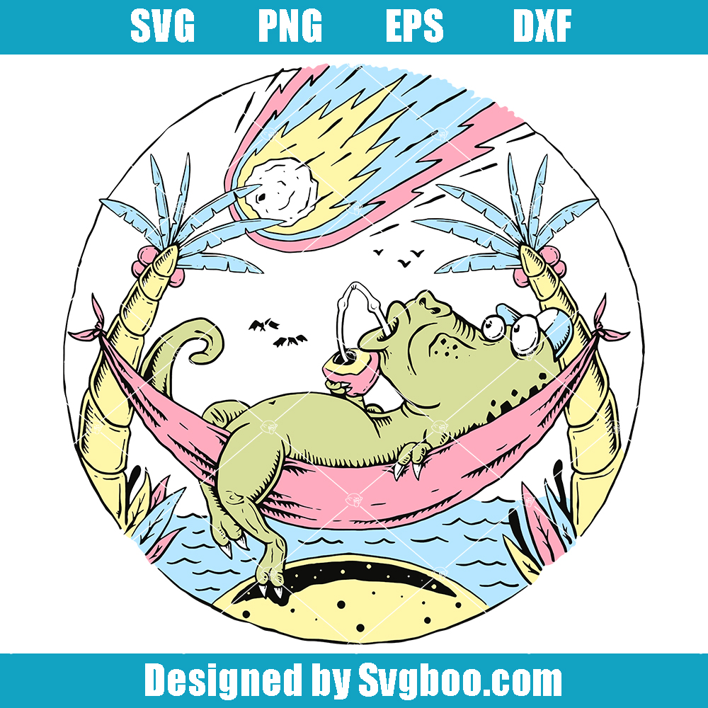 Holidays on the Day of Judgment Svg, Carefree Dinosaur on Vacation Svg Holidays on the Day of Judgment Svg