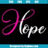 Hope Cancer Ribbon Svg