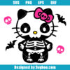 Kitty Skeleton Pink Svg