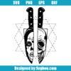 Lady in Knife Svg