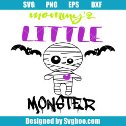 Mommy's Little Monster Svg
